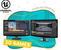 Unreal Engine 4. Игровой движок - КИБЕРшкола программирования для детей, компьютерные курсы для школьников, начинающих и подростков - KIBERone г. 