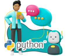 Умный чат-бот на Python - КИБЕРшкола программирования для детей, компьютерные курсы для школьников, начинающих и подростков - KIBERone г. 