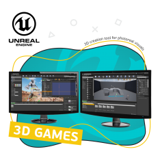 Unreal Engine 4. Игровой движок - КИБЕРшкола программирования для детей, компьютерные курсы для школьников, начинающих и подростков - KIBERone г. Соколиная гора